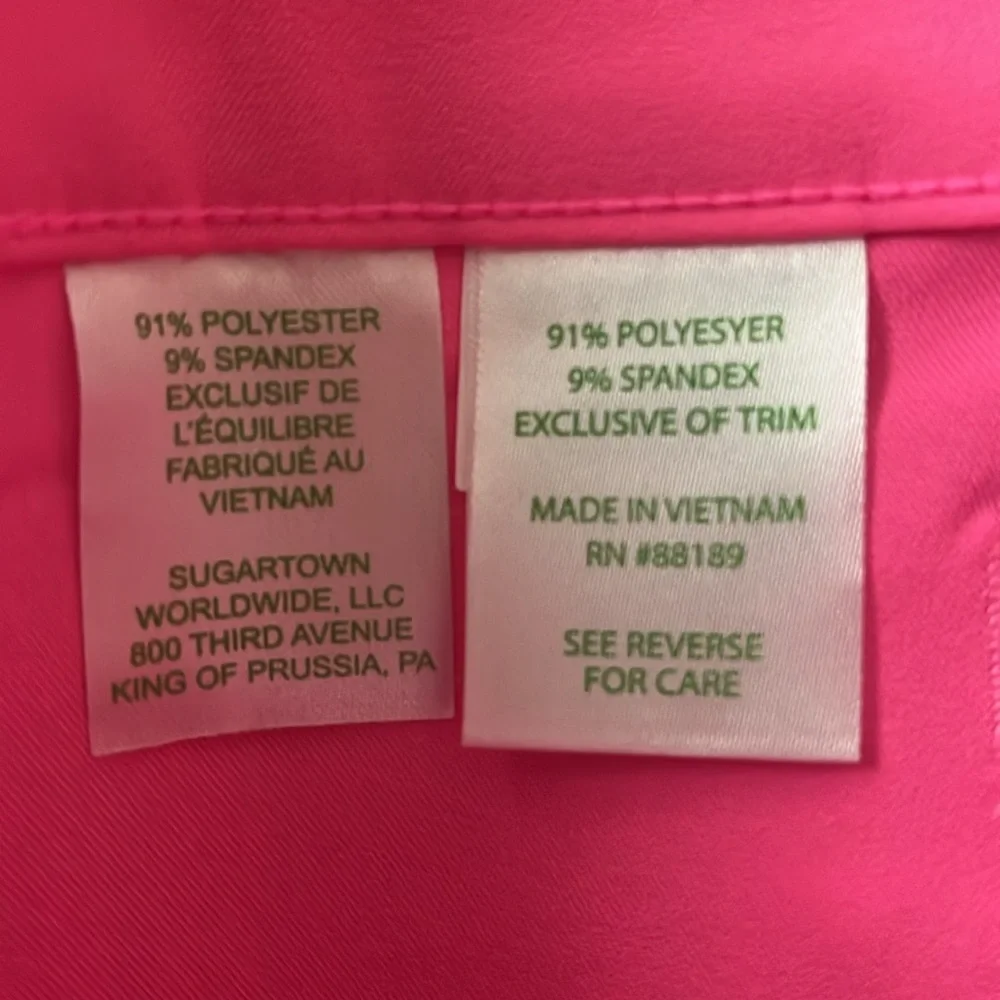 EUC! Lilly Pulitzer Corso Pant Aura Pink Sz 8 - Picture 7 of 13